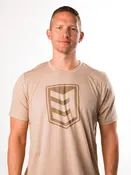 3V Gear Shield Tee - Heather Tan