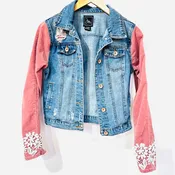 coral corduroy, lace + denim [s/m]