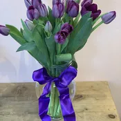 20 purple tulips - W800