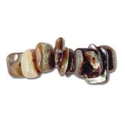 Abalone Shell Chips, 16″ strand