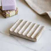 Beige Marble Soap Holder