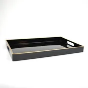BLACK RETANGULAR TRAY