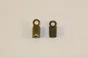 2mm Crimp End – Antique Brass