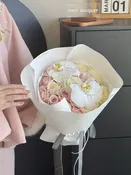 Graceful Rose Bouquet｜白粉玫瑰