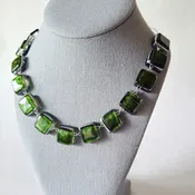 Bottlegreen Rivière Necklace — WindHorse Arts