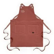 Branded Crossback Apron – Terracotta
