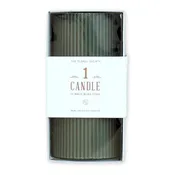 Fancy Ribbed Pillar Candle - The Floral Society