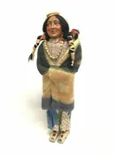 Ca.1930-40 Skuukum Native Mother &amp; Baby 16" Doll, Composition Head | 23482