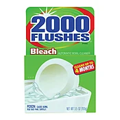 2000 Flushes 290071 Toilet Bleach Tablet, 1.75 oz, Tablet, Very Slight Pungent, Off-White