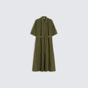 Albero Jersey Dress - Moss Green