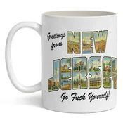 Greetings from New Jersey Mug