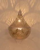 Cone-Shaped Metal Hanging Lamp (various sizes) - ROSE GOLD 2