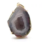 18k Gold fill Agate Bead Pendant