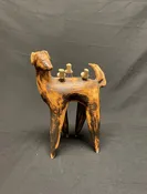 Dog with 3 birds
