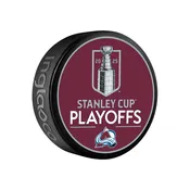 2025 Stanley Cup Playoff Colorado Avalanche Lock Up Logo Puck