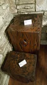 *SOLD* Pecky Cypress Side Table, Large