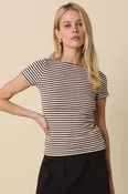 Kate  Baby Tee-Brown