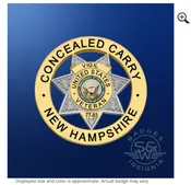 S606 – Concealed Carry Veteran Badge Glued In Leather Case