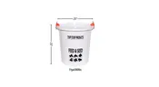 Locking Feed Storage Drum, 12 to 26 Gallon