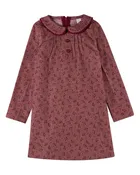 Berry Printed Dress