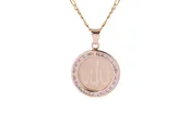 14k Gold Allah Charm Necklace