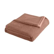 Vellux Plush Texture Embossed Knit Blanket