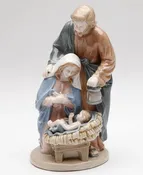 6.25" Holy Family Porcelain Sculpture