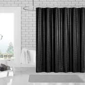 3D PEVA Polkadots Grommet Shower Liner With Magnetic Weighted Bottom, 70x72 Inches