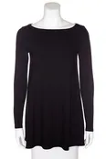 Alaia Black Long Sleeve Blouse SZ 36
