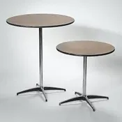 Round Cocktail Table, 36″ Diameter, 42″ Bar Height