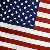 10 x 15 ft. WeatherMasterAmerican Flag. Polyester, Embroidered Stars Sewn Stripes. Roped Heading and
