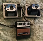Vintage Kodak  the handle And Polaroid colorburst Instant Camera Lot 3 UNTESTED