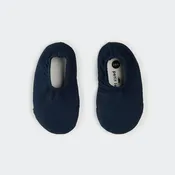 Navy Ribbed Swim Slippers