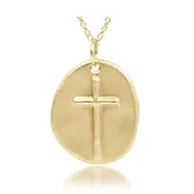 16” Necklace Gold Napier Gold Charm
