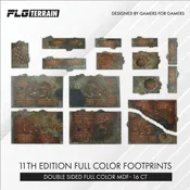 40K 11th Edition Terrain Template Full Color