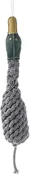 Aussie Naturals Duck Medium Wild Bird Rope Leather Brown Large Dog Toy