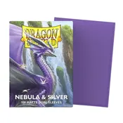 Dragon Shield Dual Matte Sleeves (Nebula & Silver)