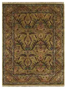 Agra Hand Knotted Gold 5x7