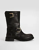 Bikerstiefel aus Leder