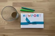 Turquoise Newport Notepad