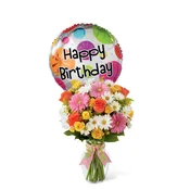 The FTD® Birthday Cheer™ Bouquet with Balloon
