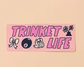 And Here We Are - Funny Vinyl Bumper Sticker — Trinket Life — Your Gal Kiwi