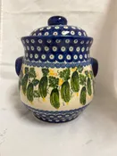 Polish pottery pickle jar — Simply Polish Pottery