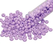 6/0 Czech Seed Beads  - Amethyst Solgel (Color #03123) 20 Gram Tube