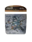 4 Pack Van Zyle Map Coasters