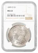 1899-O Morgan Dollar NGC MS-63 - Rarcoa | Rare Coin Company of America, Inc