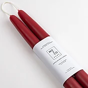 10" Beeswax Dipped Candles