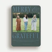 Bold Gratitude Holiday Card