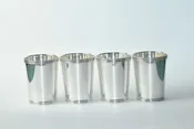4 Kentucky Derby MINT JULEP CUPS Sterling Silver by International Silver Company