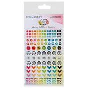49 And Market Vintage Artistry Sunburst Stickers-Wishing Bubbles & Baubles